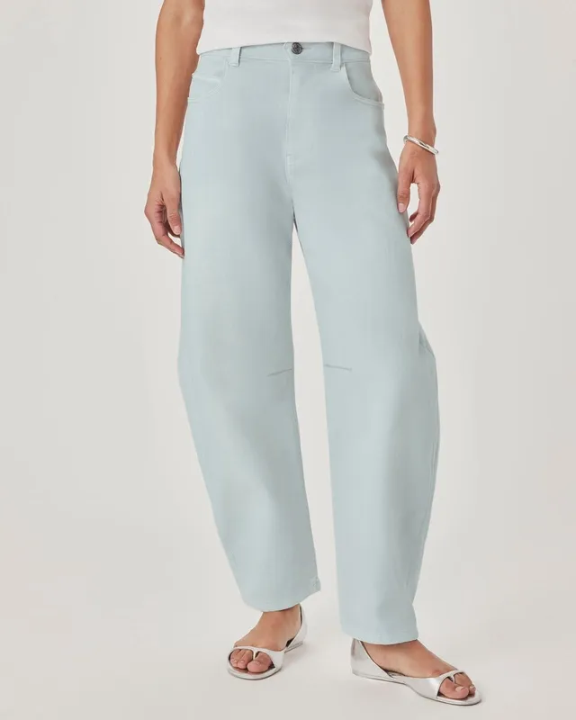 Barrel Leg Denim Pants