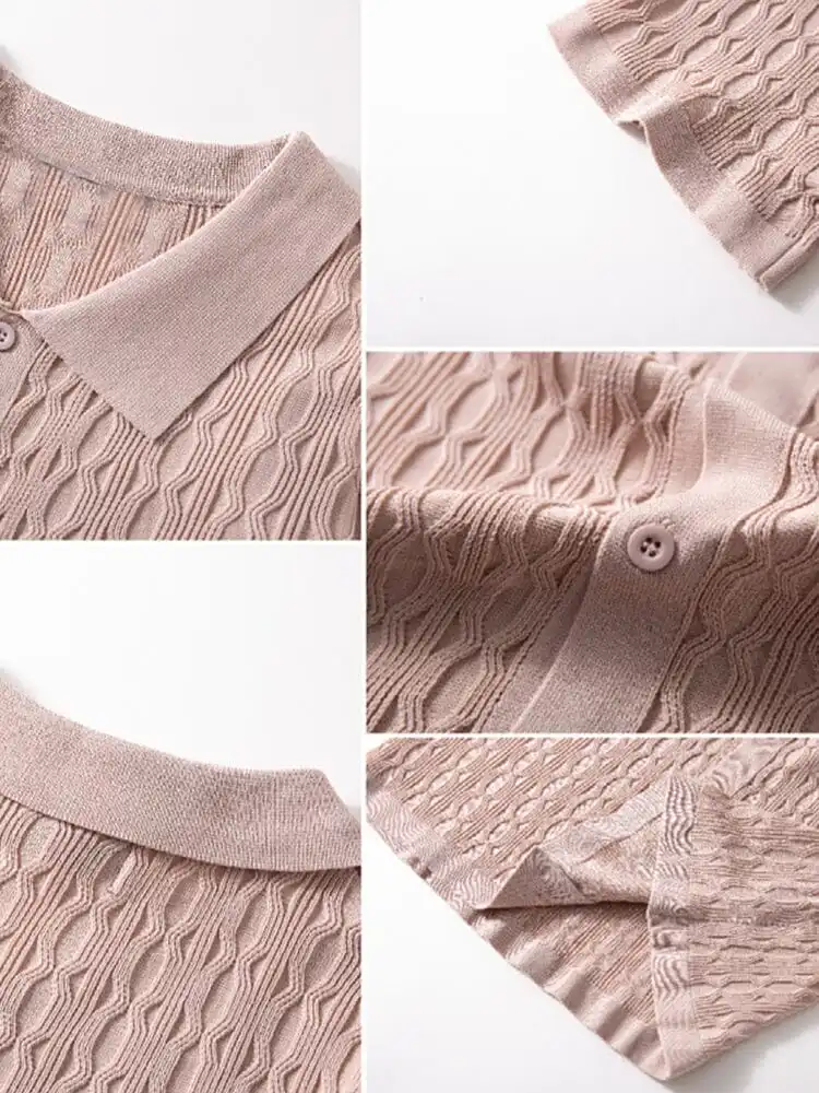 Modern Soft Cable Knit Shirt