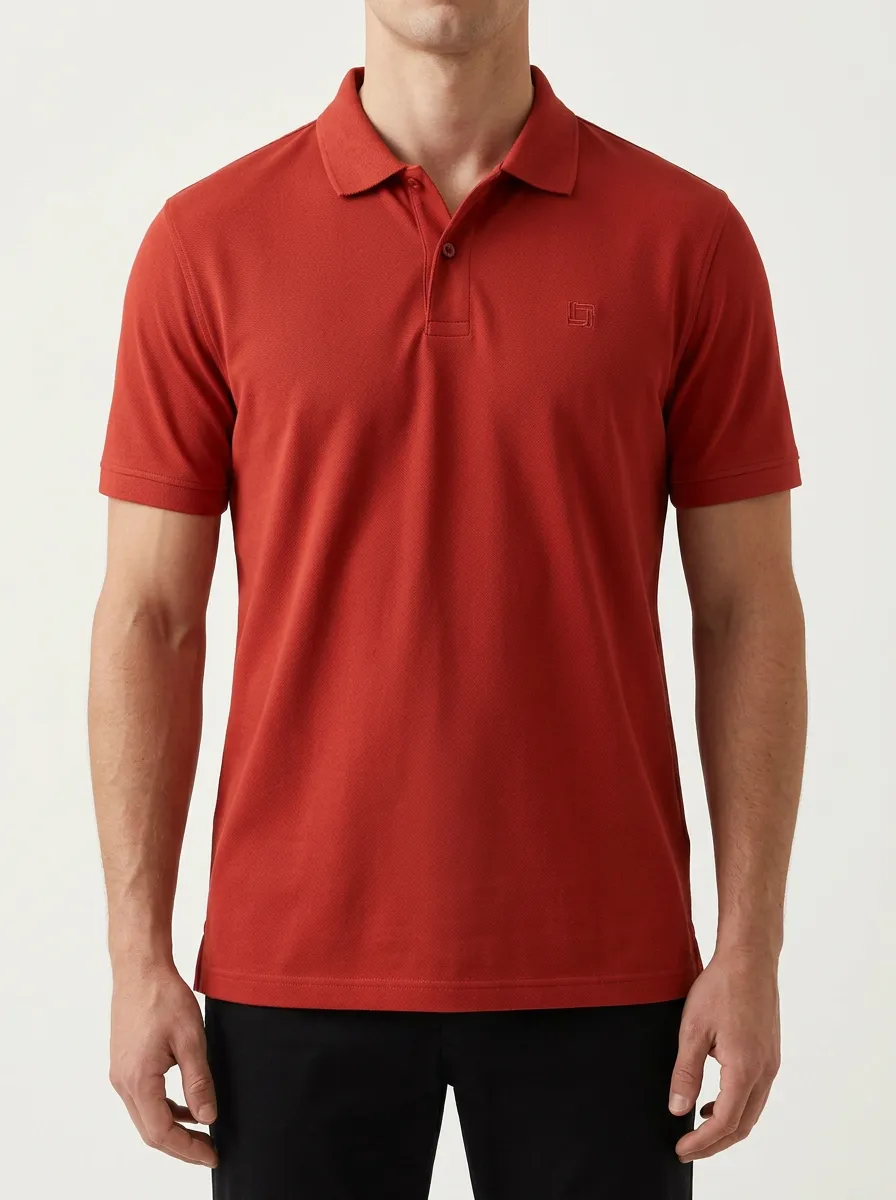 Embroidered Men's Polo Shirt