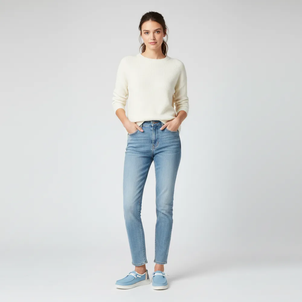 Casual Denim Lace Up Espadrille Shoes For Women