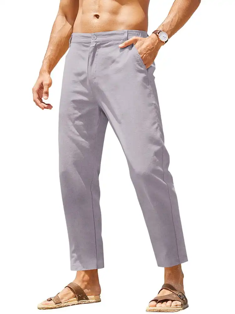 Classic Linen Blend Pants