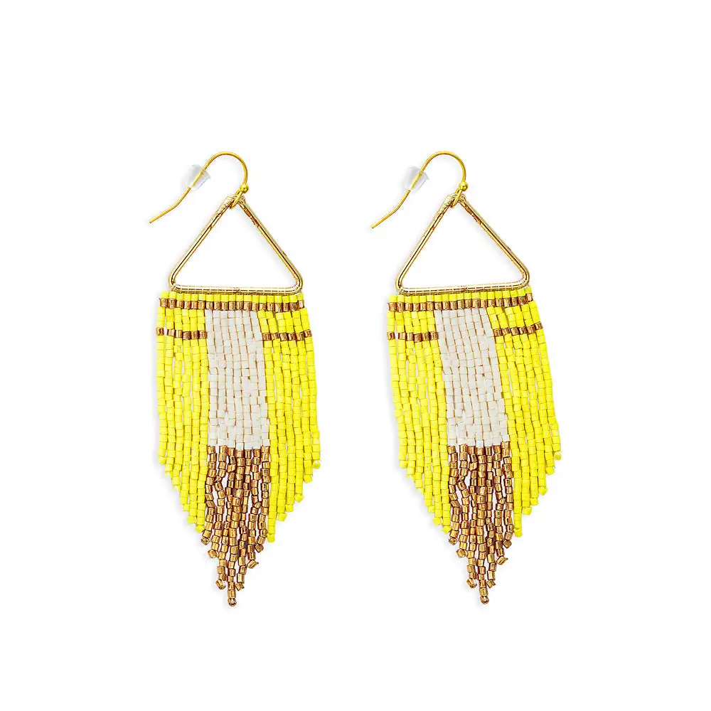Chic Balanced Artful Beaded Earrings