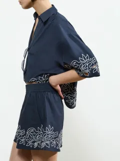 Casual Lazy Style High Waist Shorts