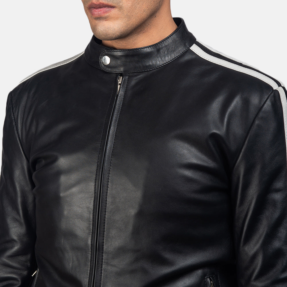Men's Classic Workwear Biker Leather Jacket