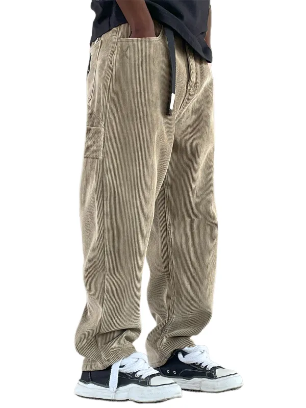 Comfort Fit Corduroy Utility Pocket Trousers