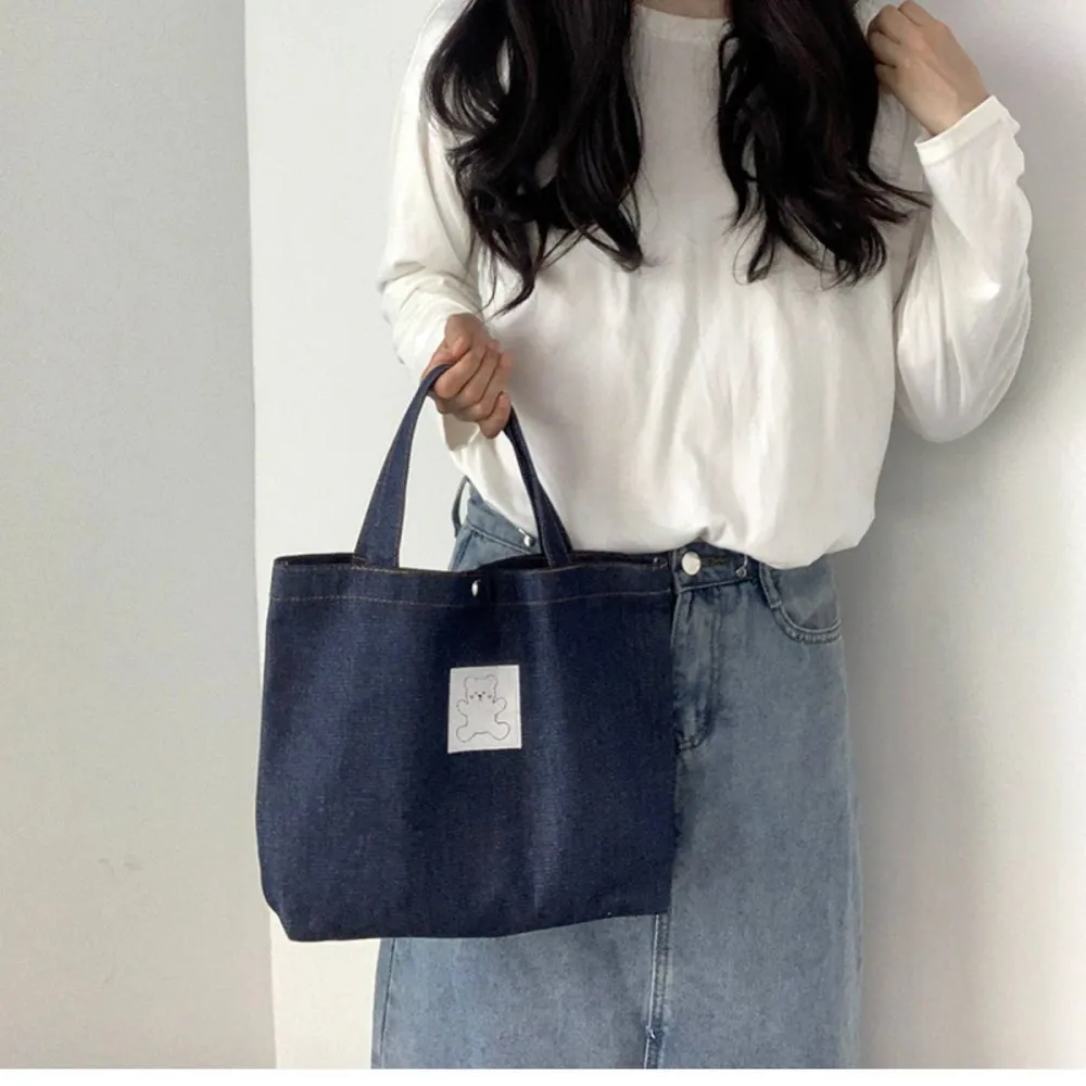 Denim Tote Bag