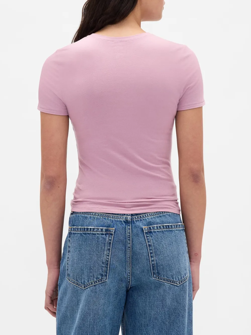 Round Neck Short Sleeved T-Shirt