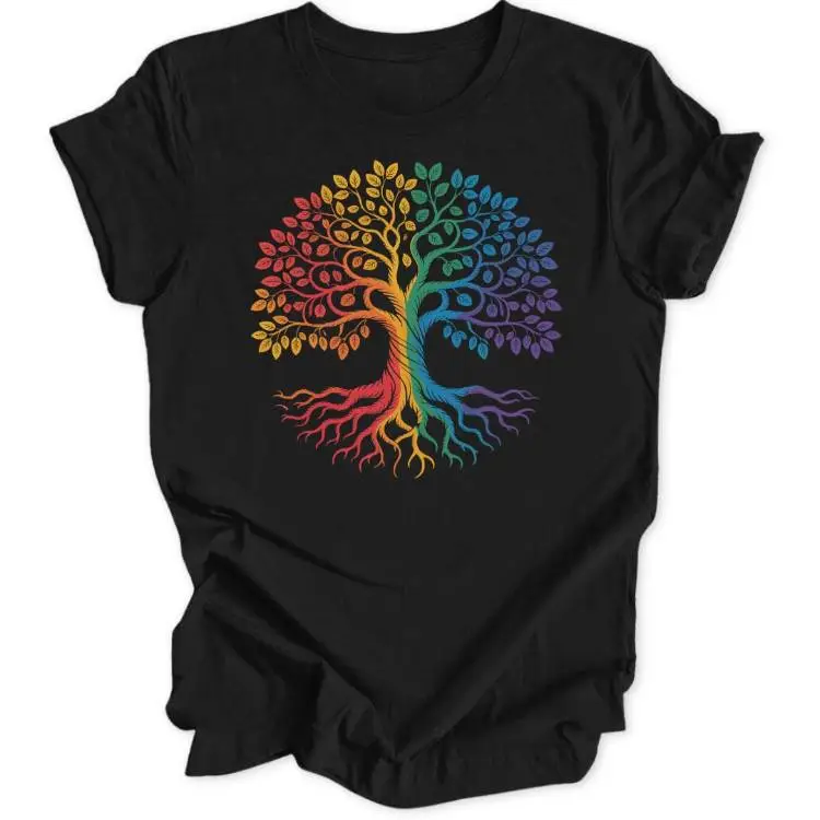 Rainbow Tree Unisex T-Shirt