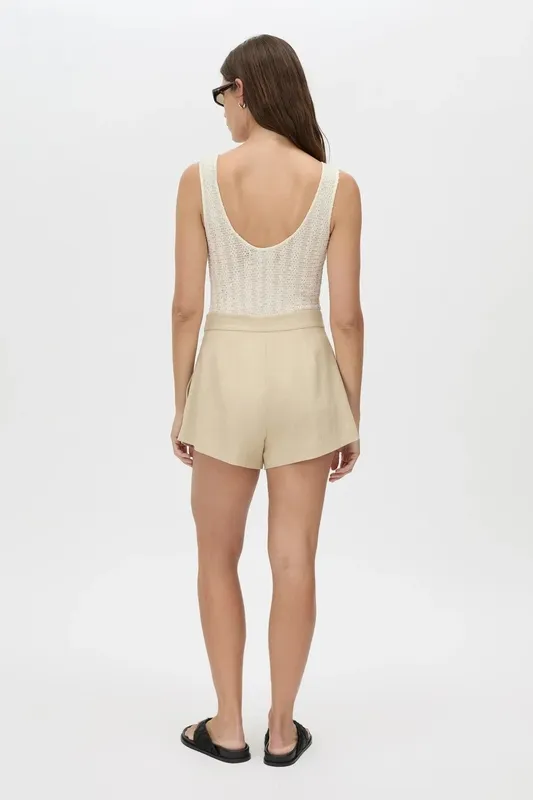 Wheat Tailored Shorts