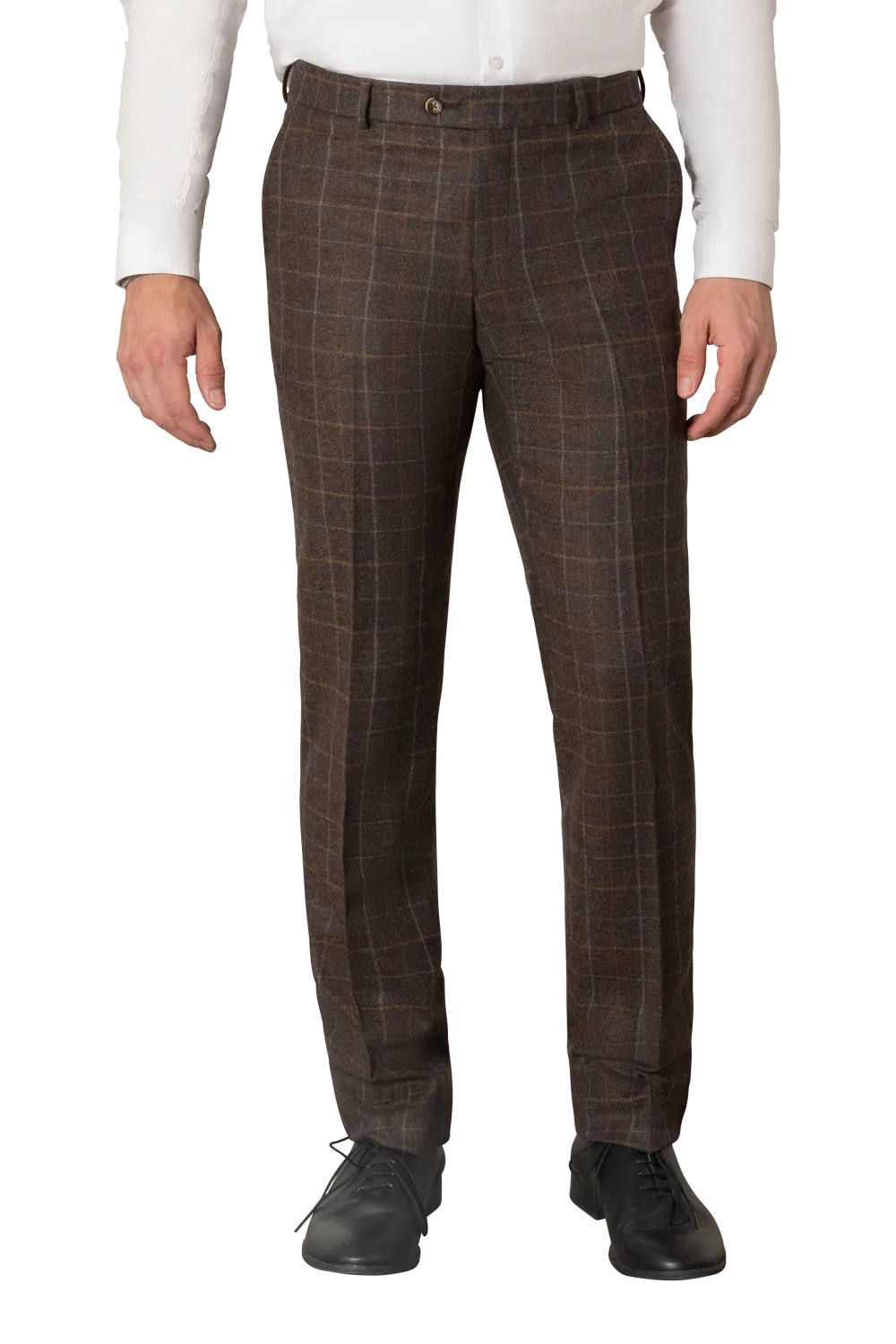 Versatile Flat Front Regular Rise Traditional Fit Trousers