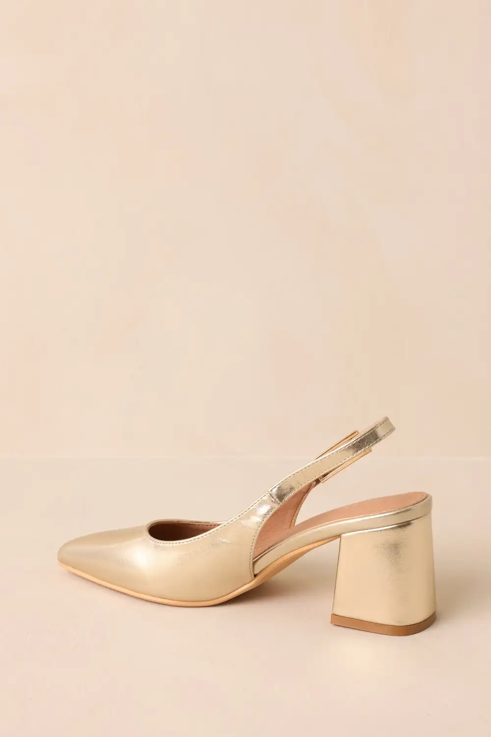 Modern Patent Block Heel Slingback Slingback Heels