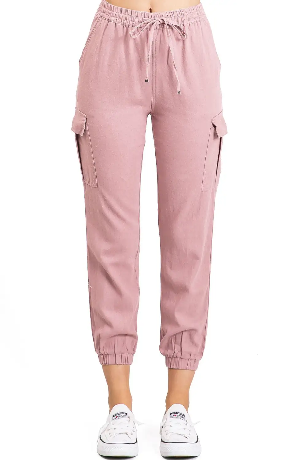 Linen Joggers with Pockets