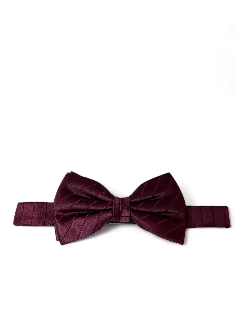 Neat Solid Silk Bow Tie