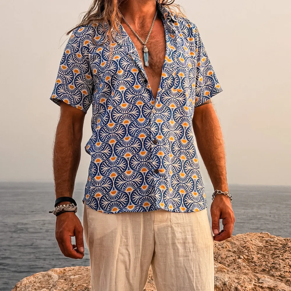 Short Sleeve Men's Casual Shirt