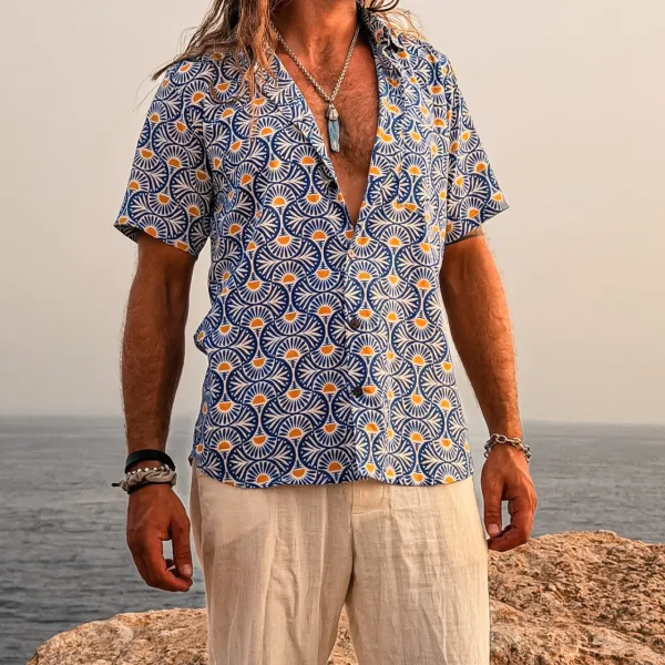 Short Sleeve Men's Casual Shirt