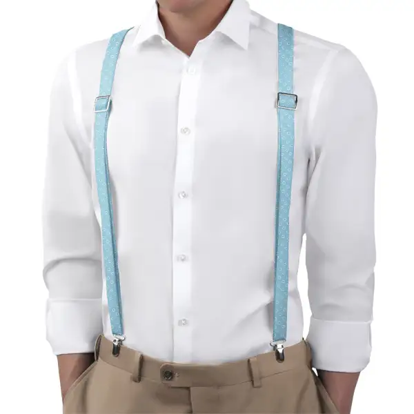 Mod Dots Pattern Suspenders