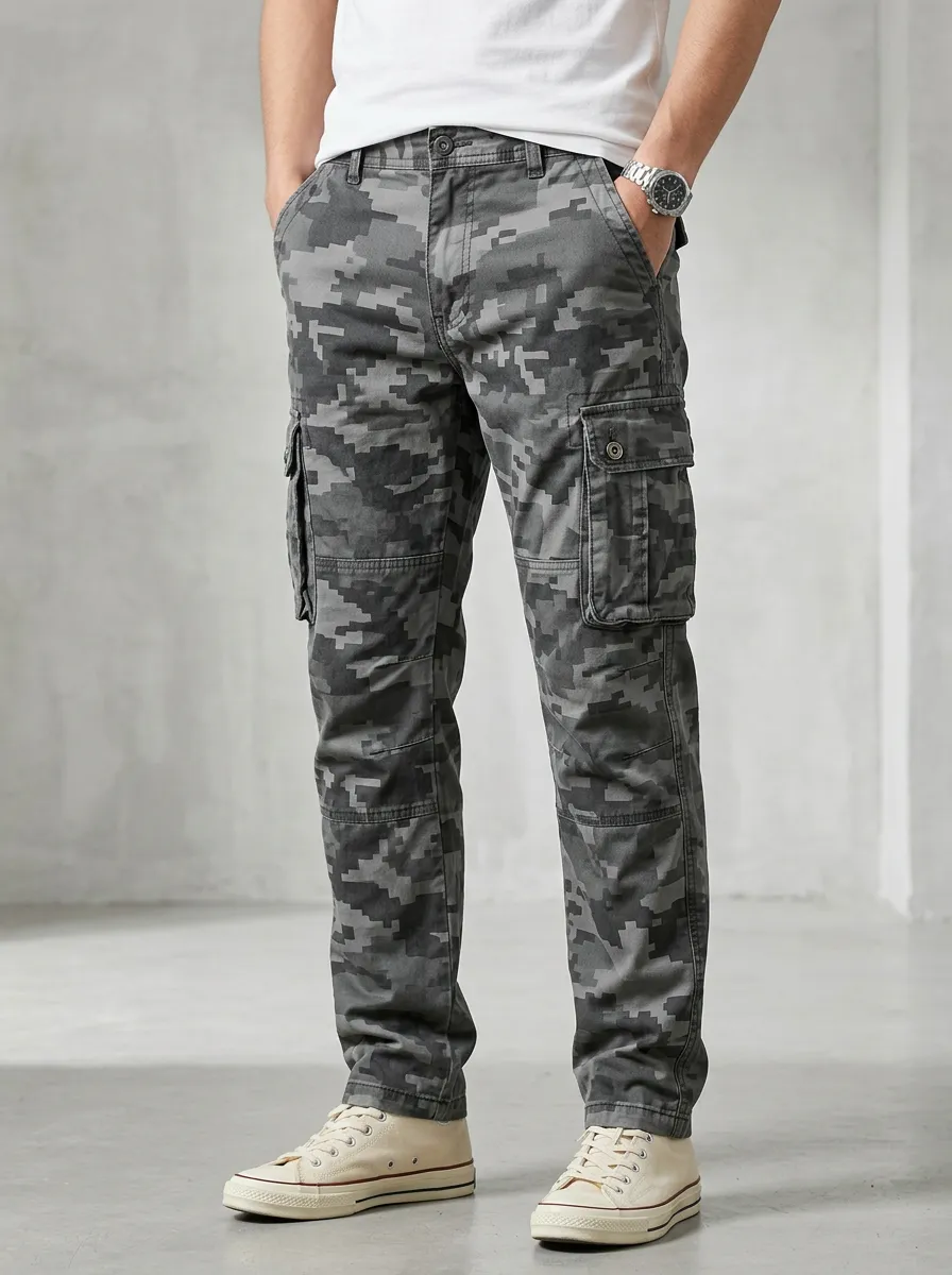 Field-Ready Digital Camo Camouflage Cargo Pants