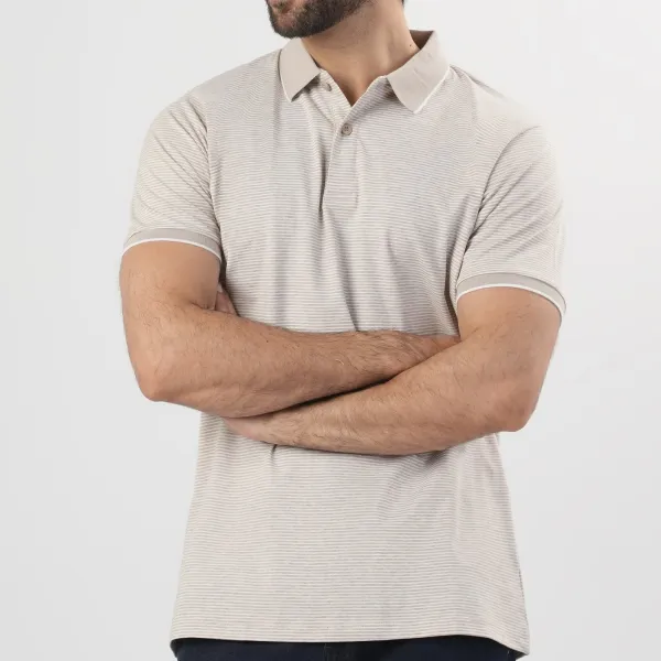 Men's Versatile Classic Collared Polo T-Shirt