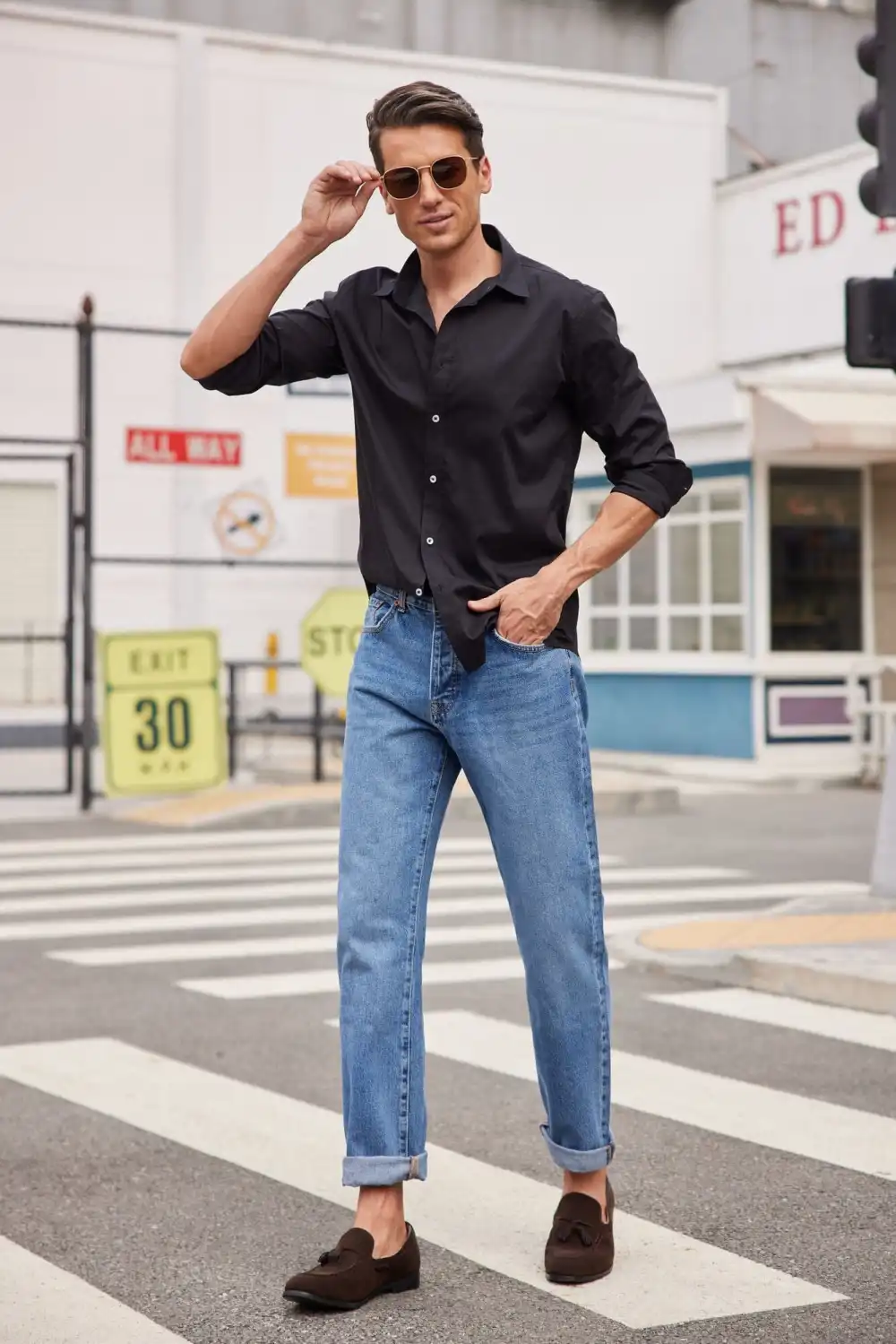 Muscle Fit Dress Shirts