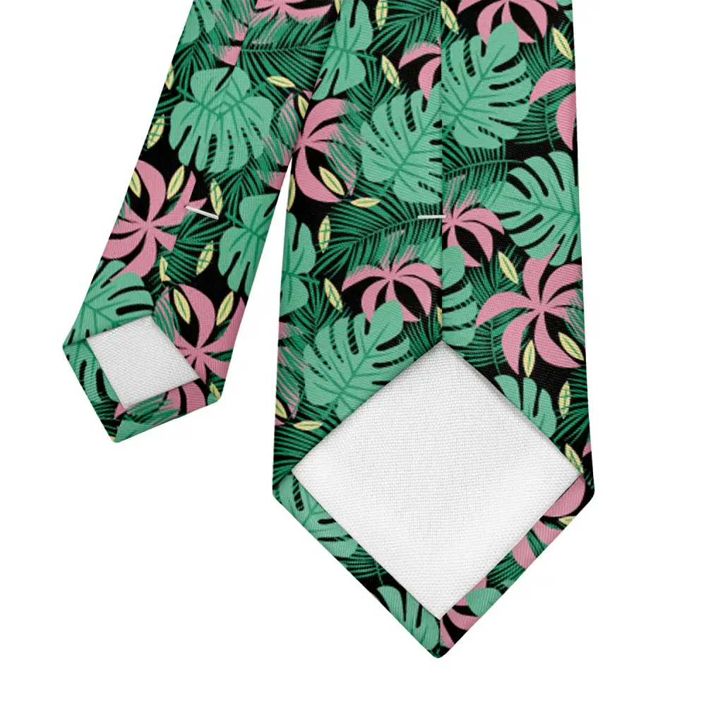 Palm Pattern Necktie