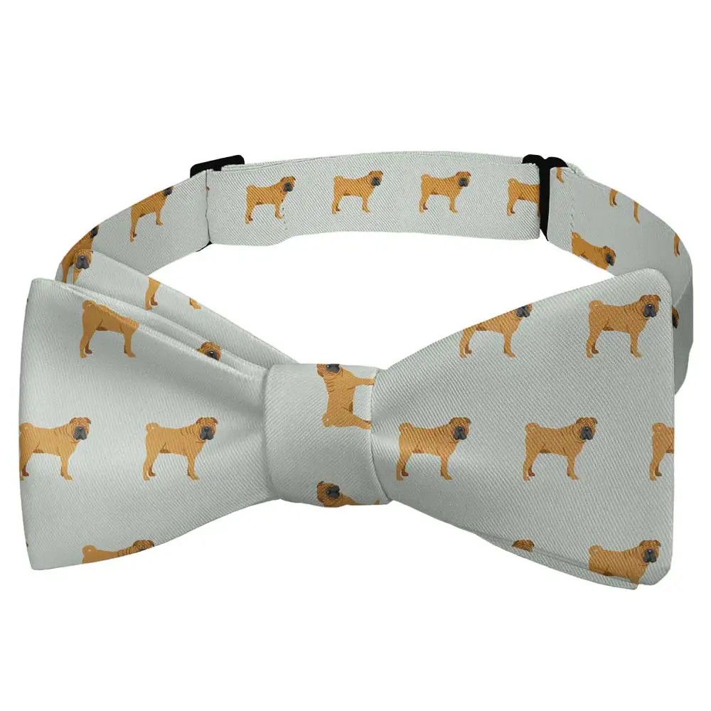 Shar Pei Pattern Bow Tie