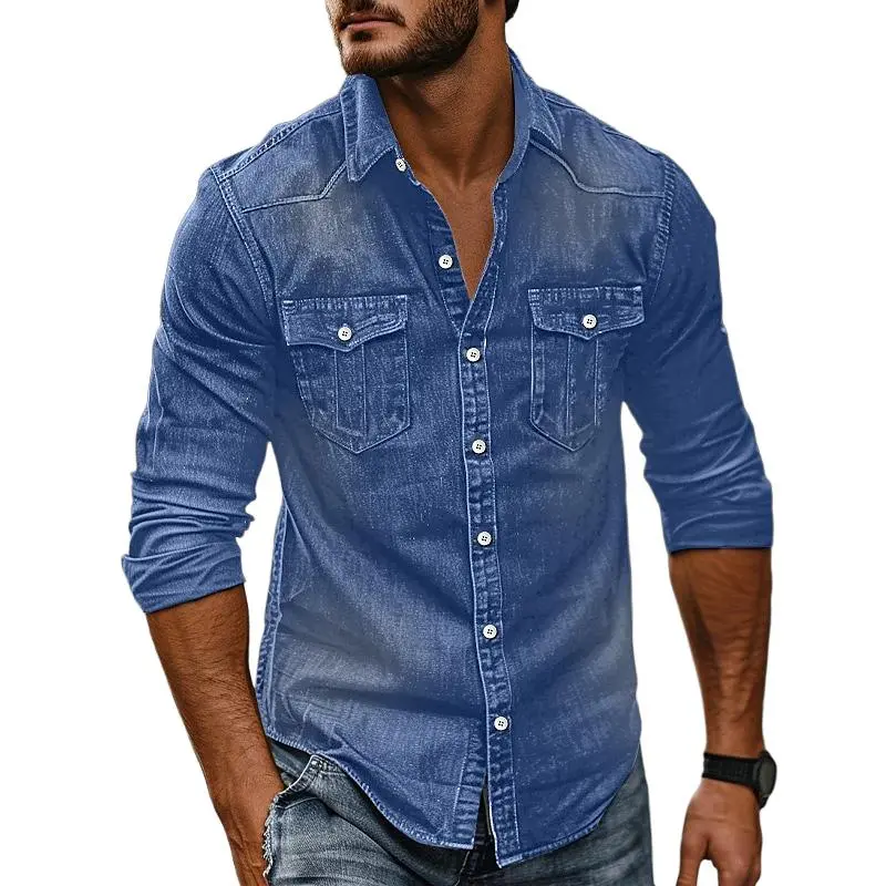 Washed Utility Pocket Shirt