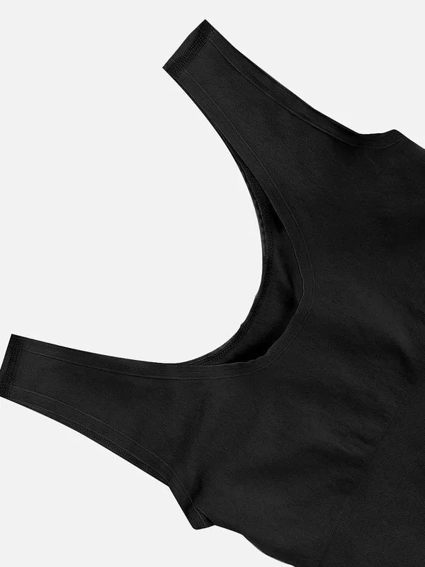 Seamless Short Sleeve Shaping Jumpsuit