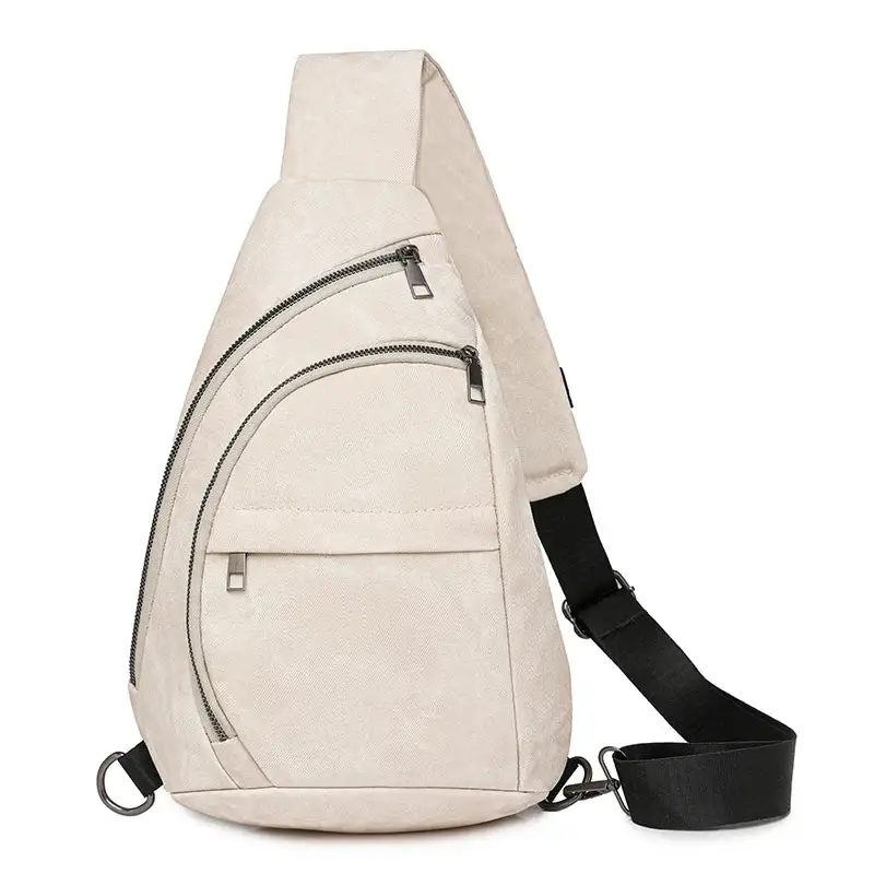 Effortless Everyday Tan Leather Sling Backpack