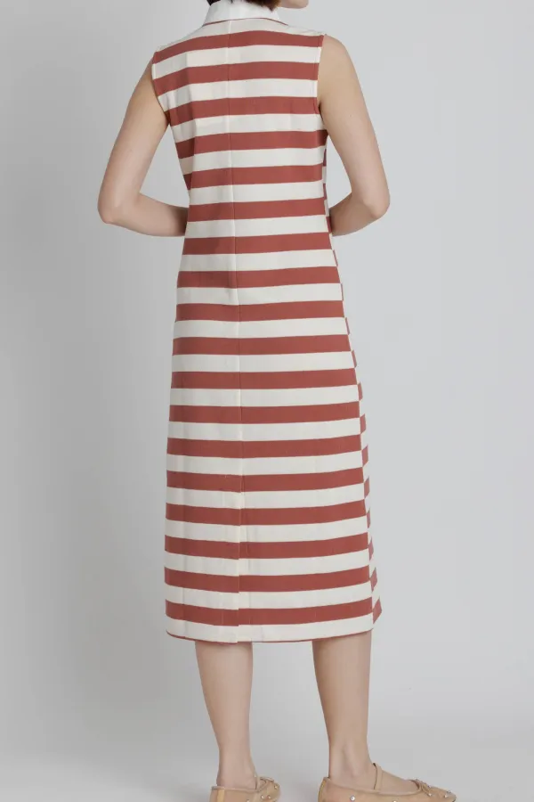 Rugby Polo Midi Dress