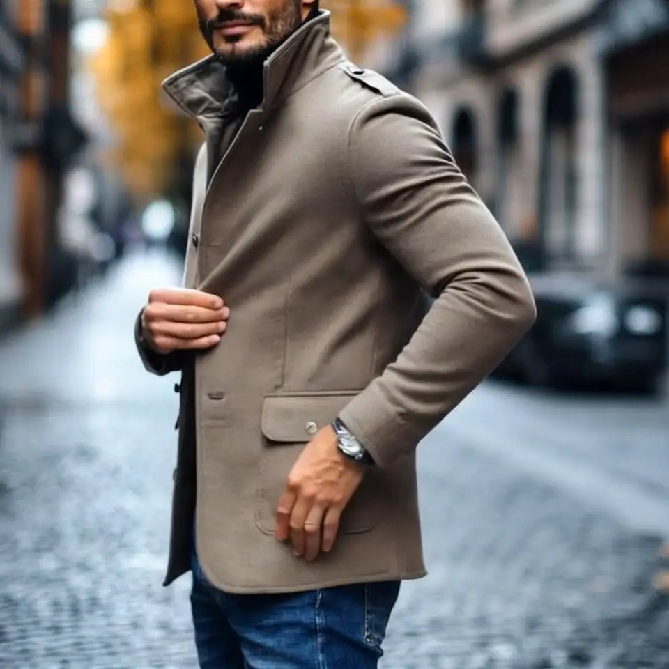 Wool Tailored Coat
