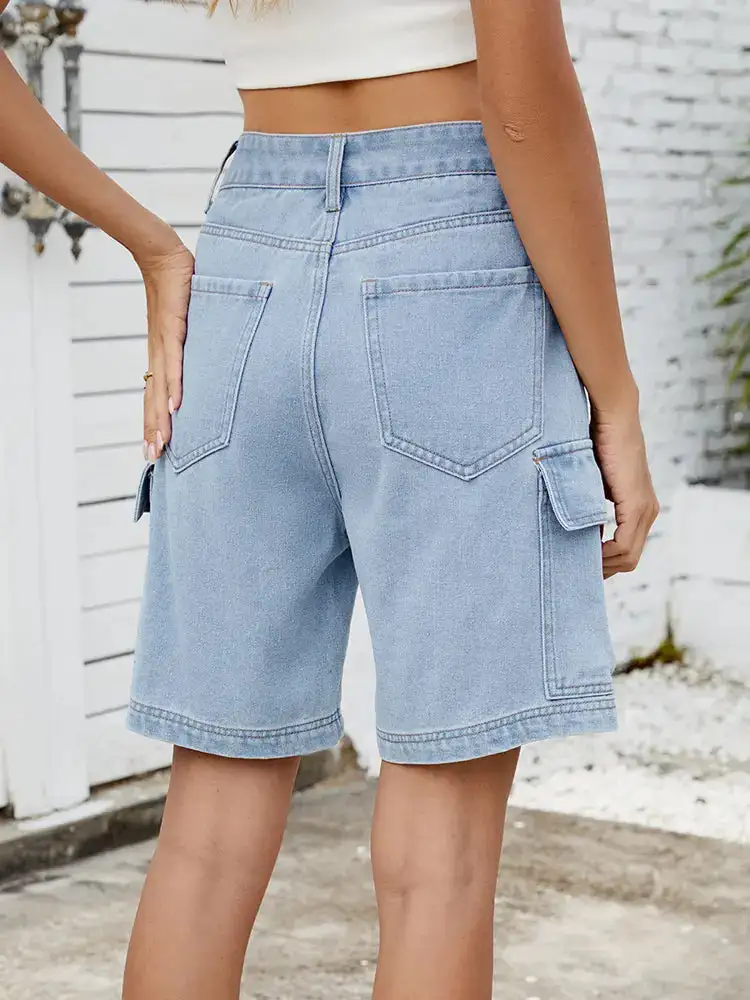 Street Style Denim Shorts