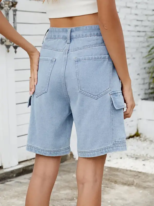Street Style Denim Shorts