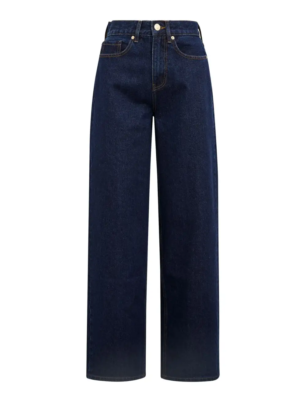 Dark Wash High-Rise Wide Leg Jeans
