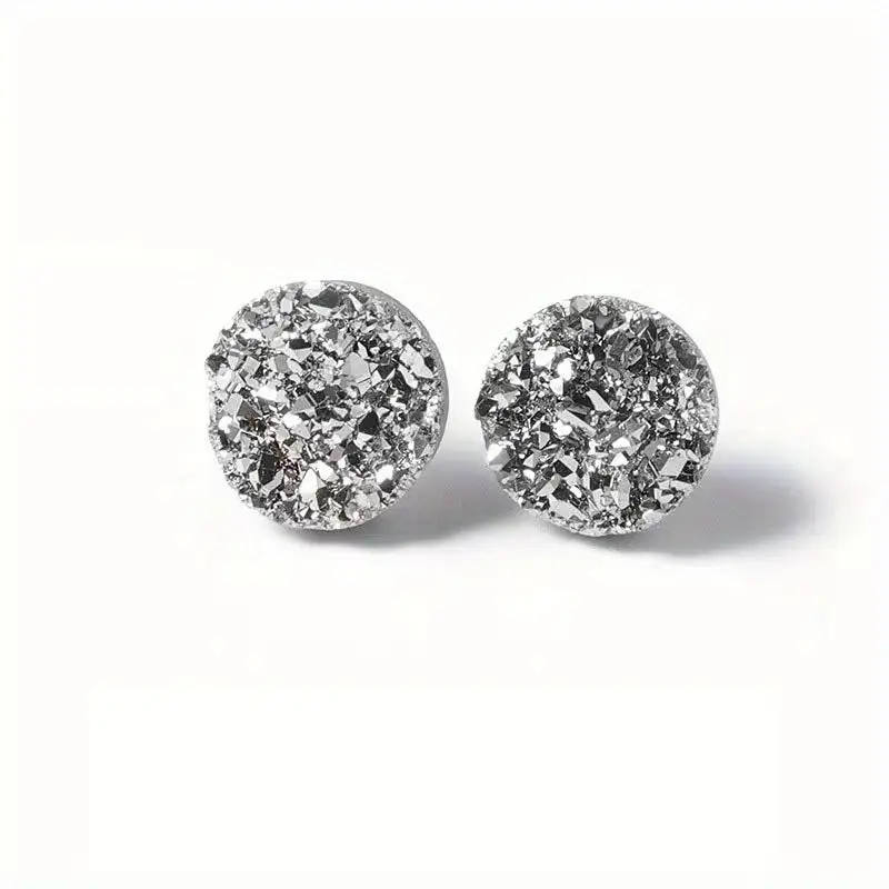 Crystal Stud Men's Earrings