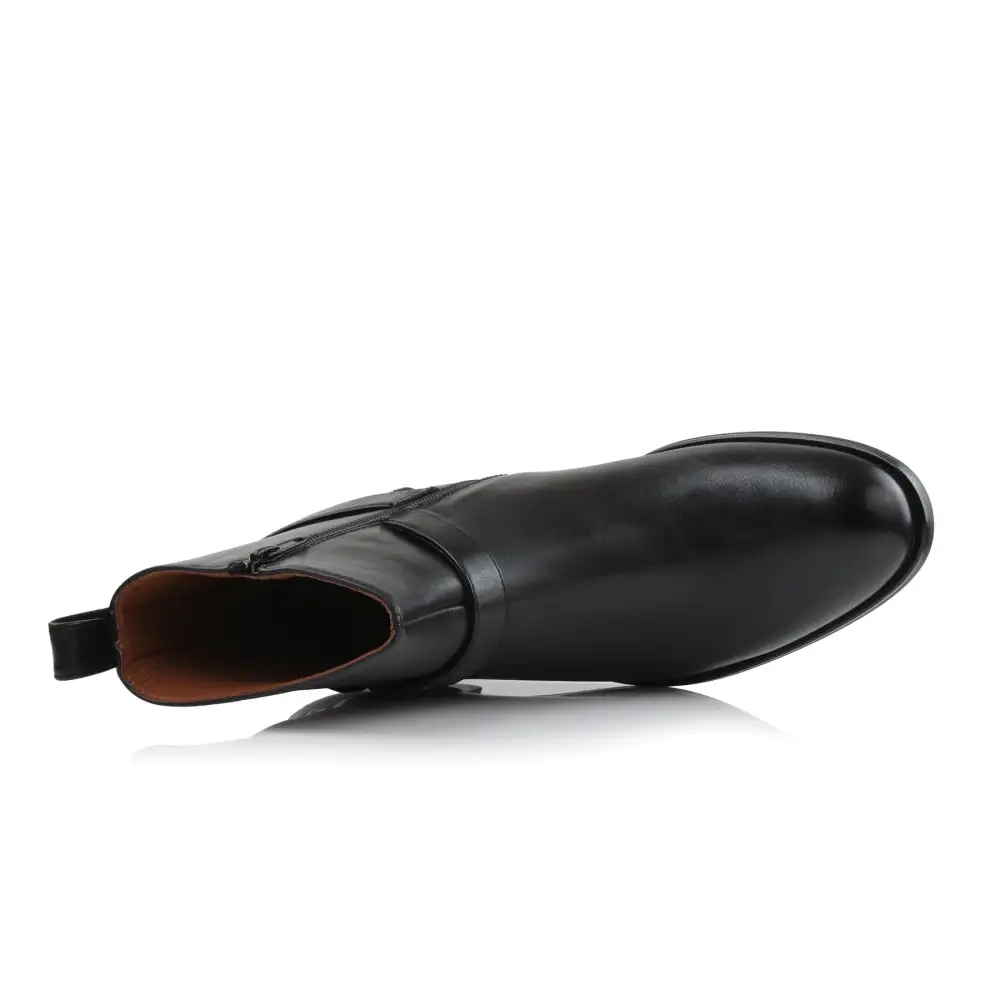 Faux-Suede Suede Faux-Leather Chelsea Boots