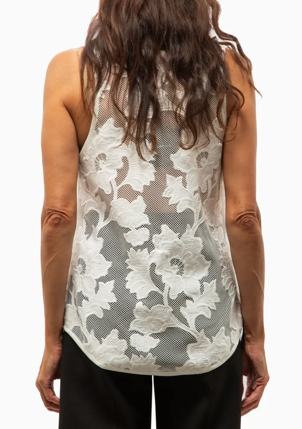 Shirttail Sleeveless Tank Top