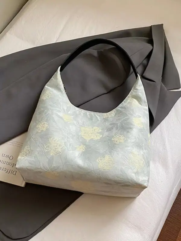 Floral Hobo Shoulder Bag