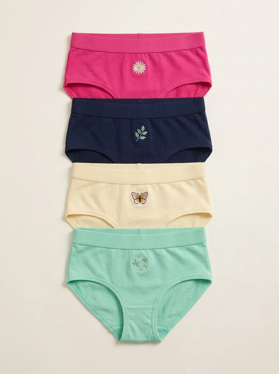 Women's Mid-Rise Celestial Briefs Four Pack