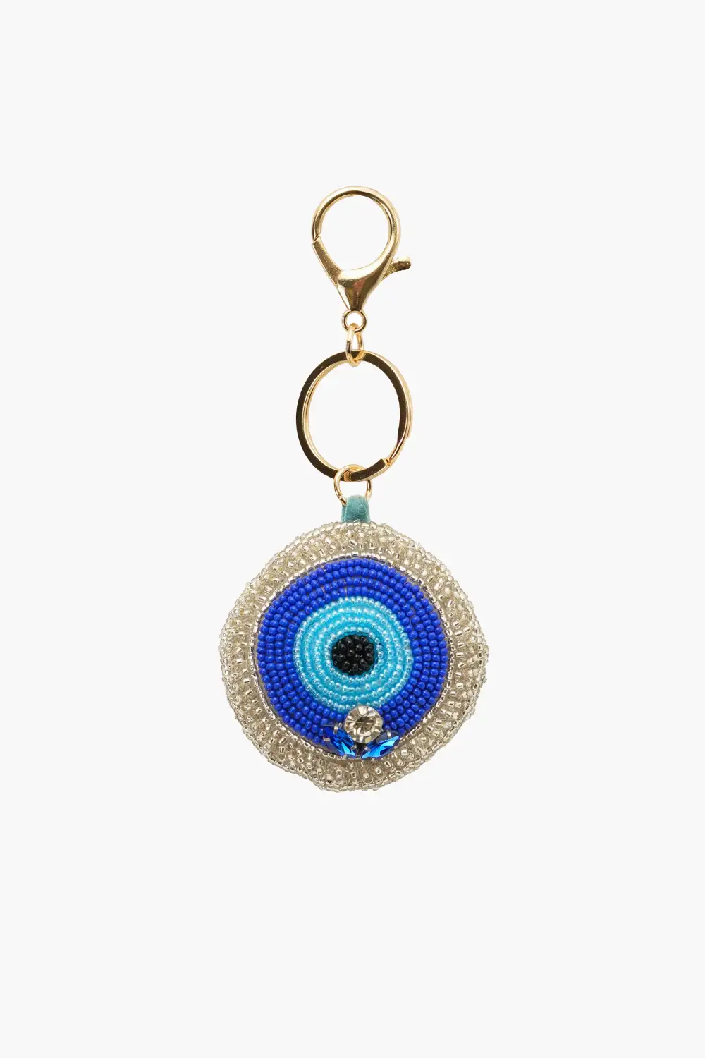 Protective Eye Hand Beaded Bag Charm