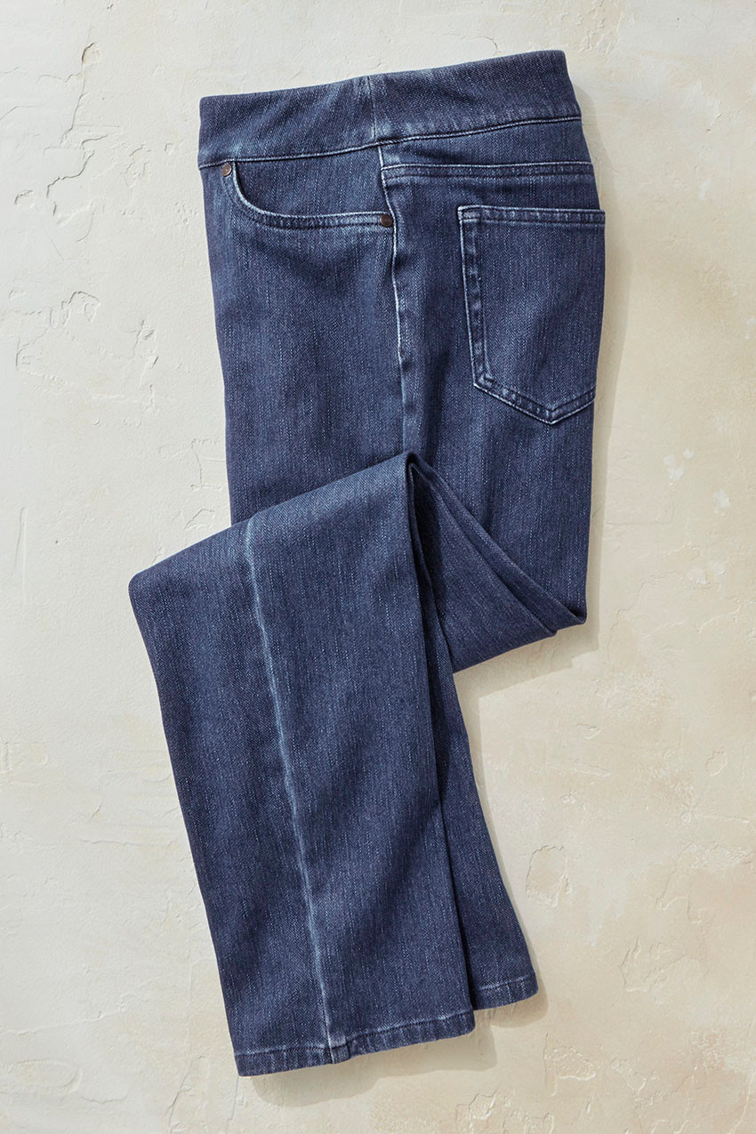 Knit Denim ShapeMe® Slim Leg Jeans
