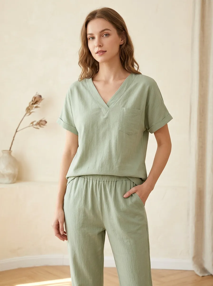 Classic Women's V-Neck Shirt