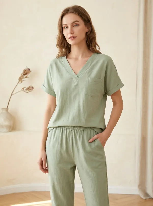 Classic Women's V-Neck Shirt
