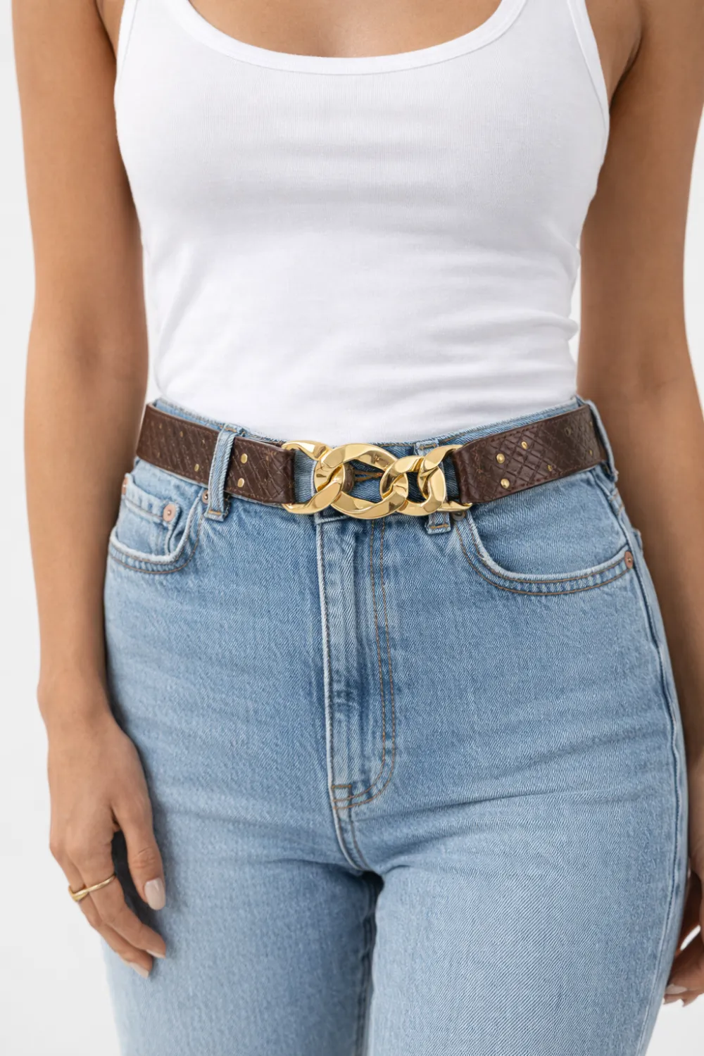 Handcrafted Leather Waist Belt