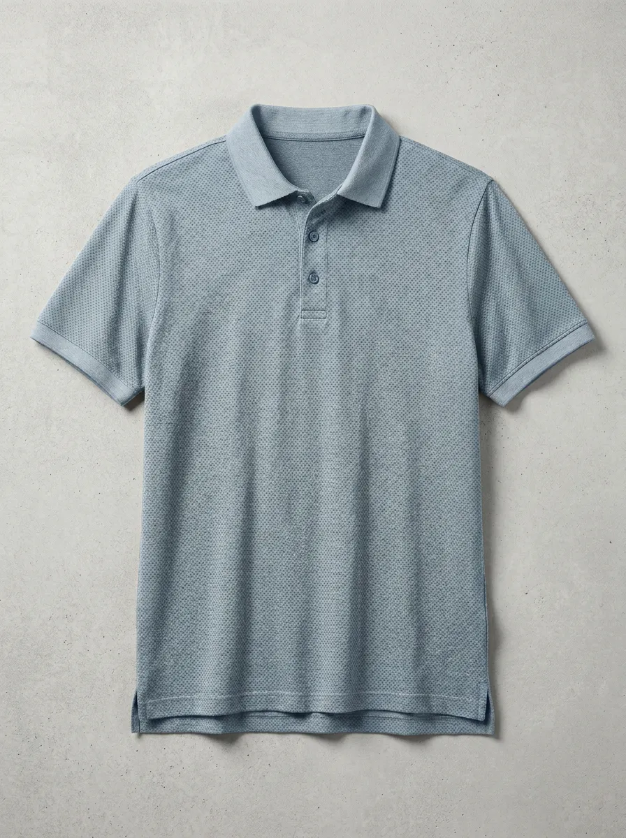 Modern Micro-Dot Men's Polo Shirt