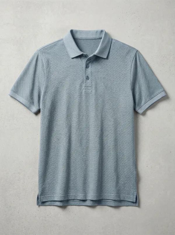 Modern Micro-Dot Men's Polo Shirt