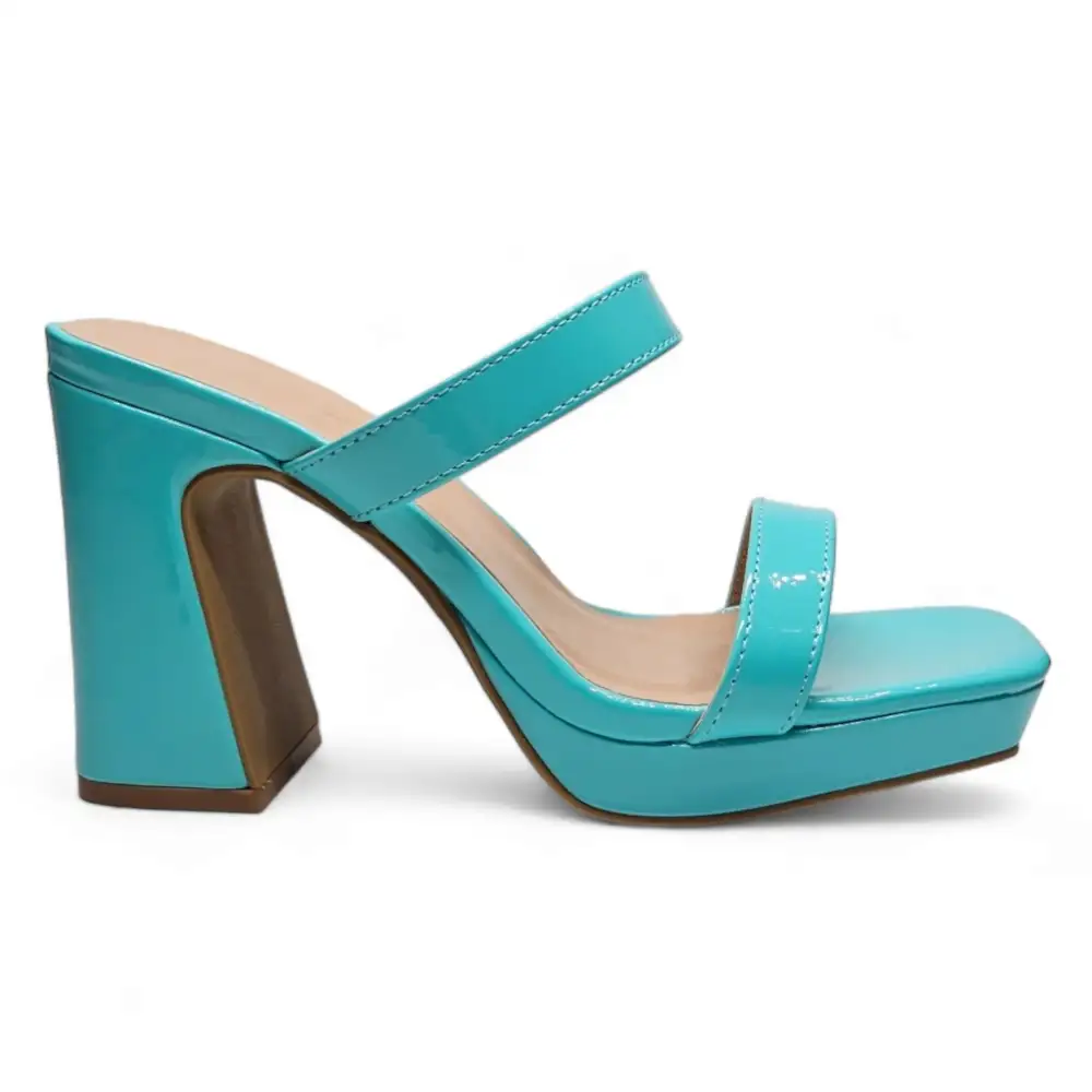 React Square Toe Platform Heel