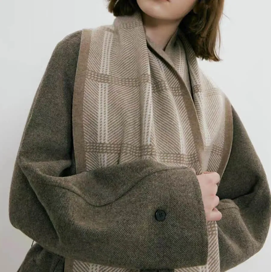 Cotton Plaid Everyday Scarf