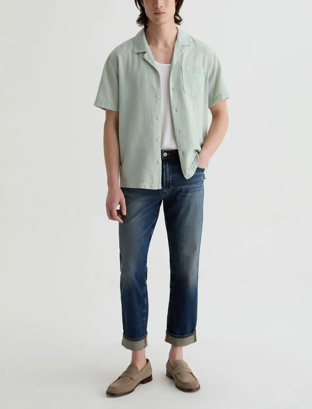 Men's Straight Leg Comfort Stretch Jeans