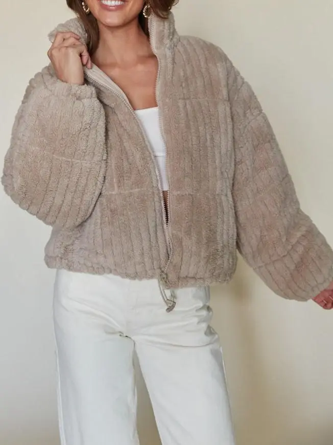 Plush Puffer Jacket