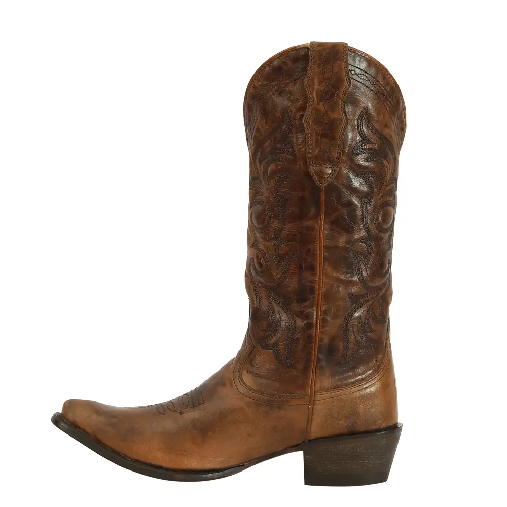 Durable Round Toe Men's Denim Boots